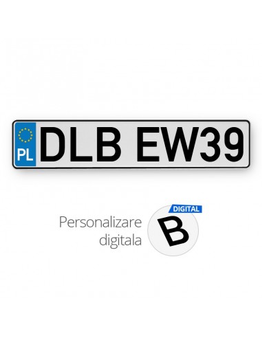 Placa standard Polonia alba (cu...