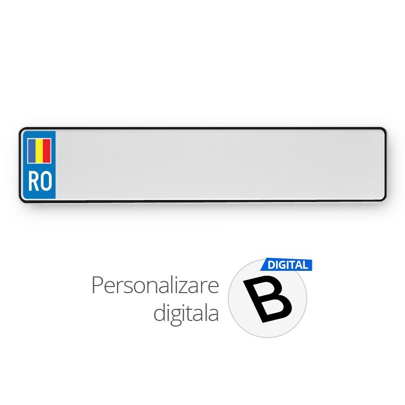Placa romania (Steag) digital