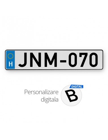 Placa standard Ungaria alba (cu...