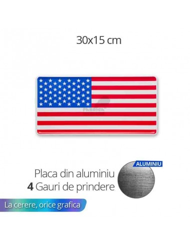 Placa steag SUA
