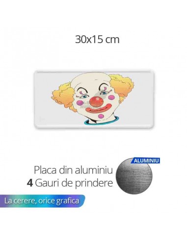 Placa format SUA - Clown (Clovn)