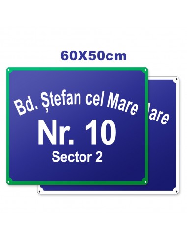 Placa aluminiu model 3 60x50cm