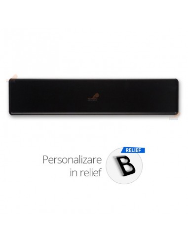 Placa colorata negru-mat