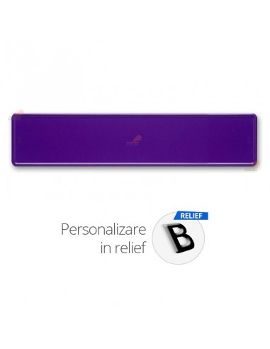 Placa colorata violet