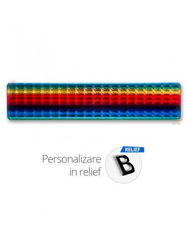 Placa auto standard - Fundal Glitter...