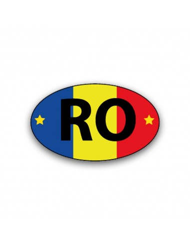 Sticker - ro cu stele