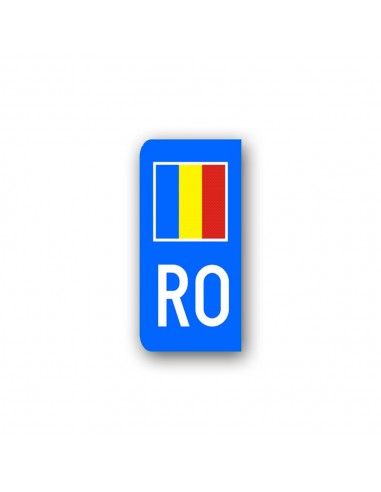 Sticker - ro cu steag