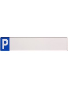 Placa de parcare standard P