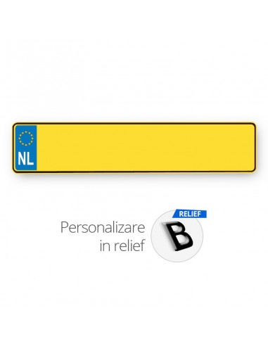 Placa standard Olanda galbena (cu...